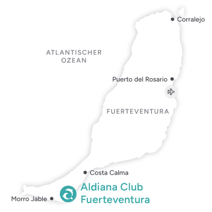 Landkarte Aldiana Club Fuerteventura